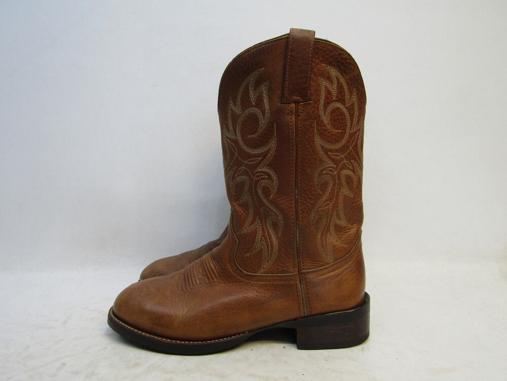 Durango Mens Size 8 EE Brown Leather Cowboy Western Boots